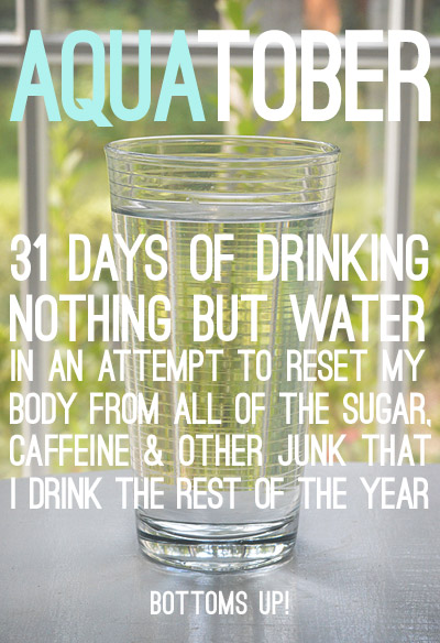 Aquatober 31 day challenge