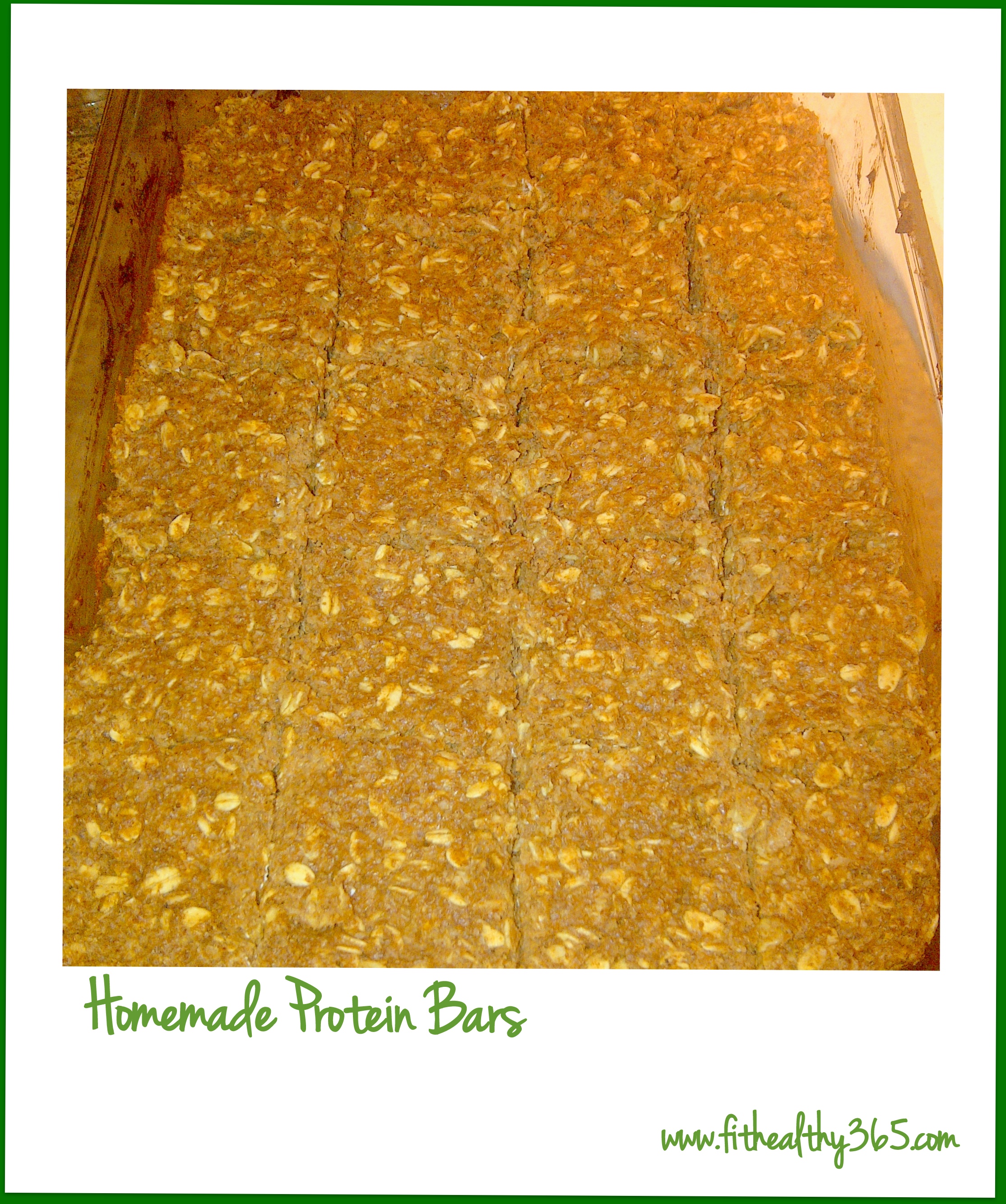 Homemade Protein Bars Fit + Healthy 365
