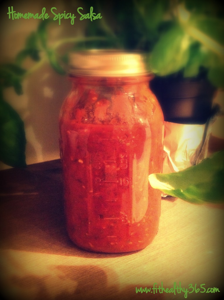 eat clean homemade spicy salsa