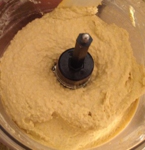 homemade hummus