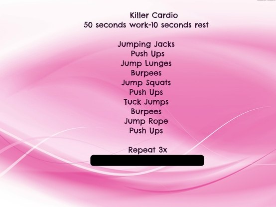 Online cardio workouts outlet