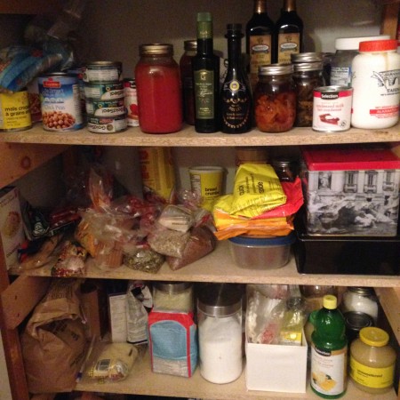 kitchen pantry checklist