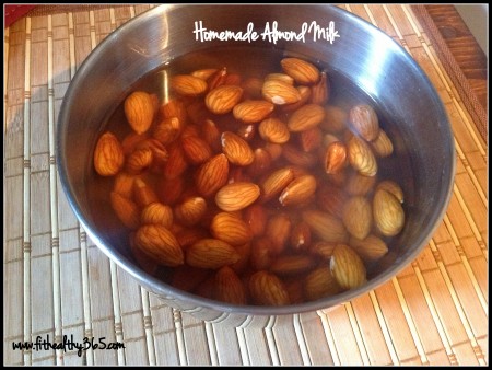 homemade almond milk