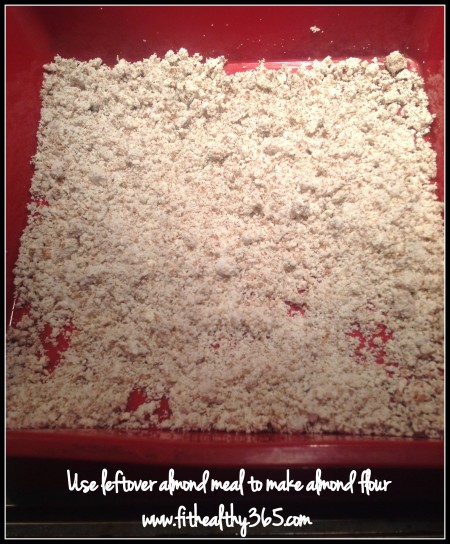 use almond meal to make almond flour
