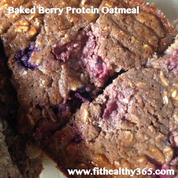 baked berry protein oatmeal options