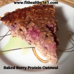 baked berry protein oatmeal