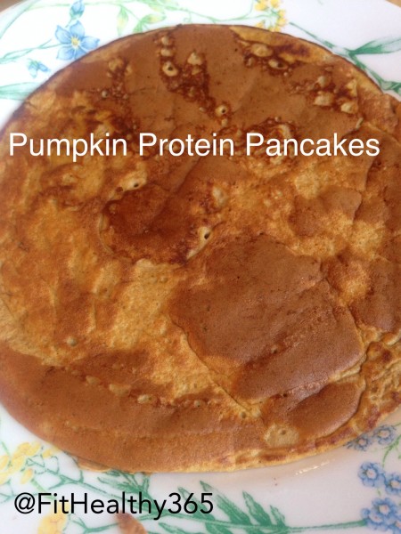 pumpkin protein pancakes