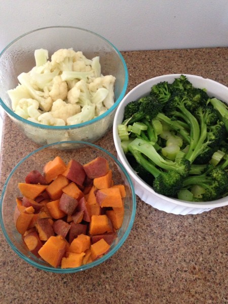 prep veggies healthy eating