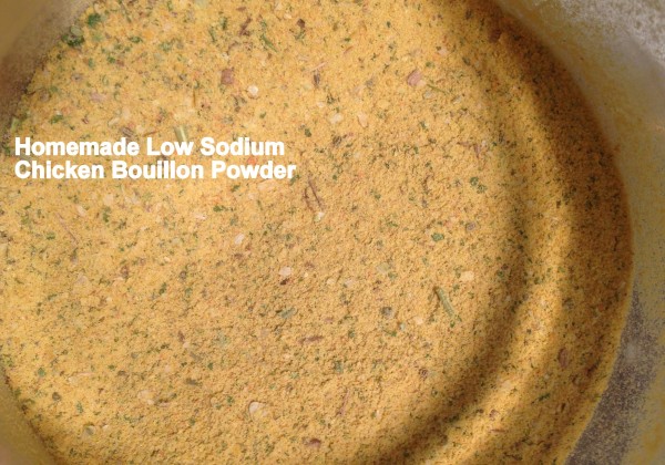 homemade low sodium chicken bouillon powder