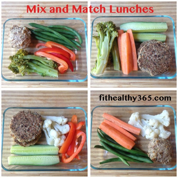 Mix and Match adult lunch ideas