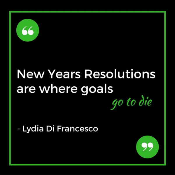what to do instead of making a new years resolution