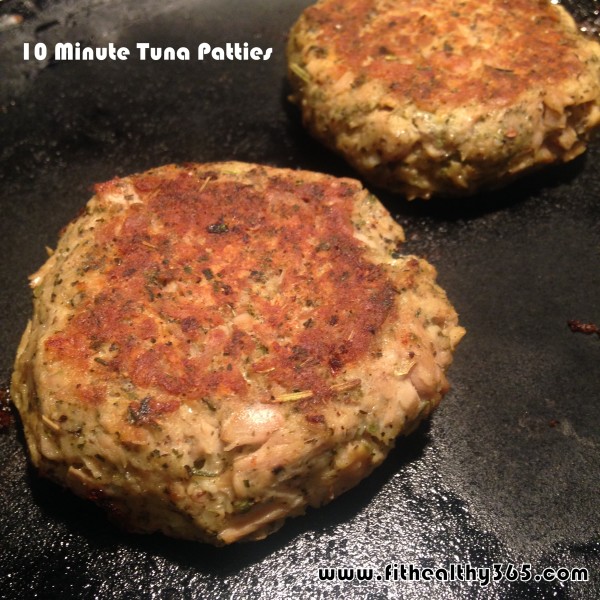 10 minute easy tuna patties.50